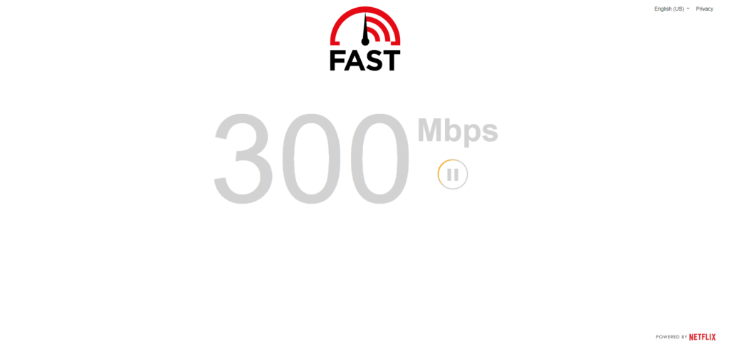 tes kecepatan internet dengan fast